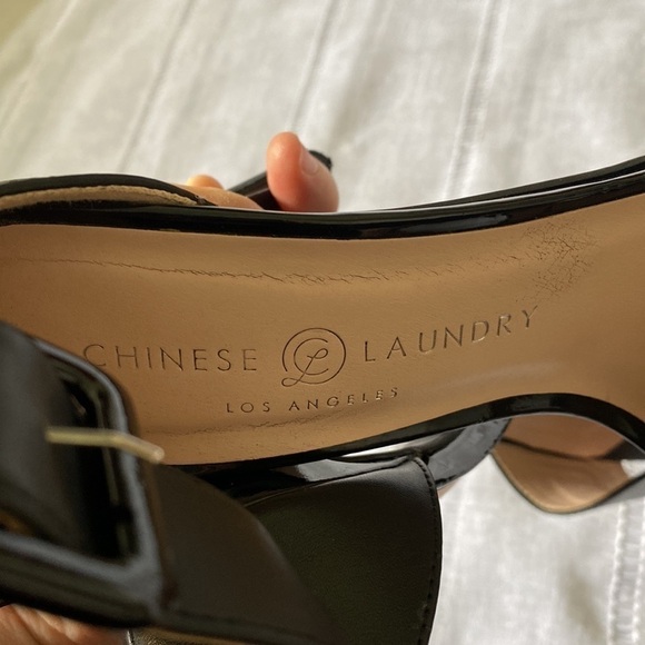 Chinese Laundry black stilettos with ankle strap. - Picture 11 of 13